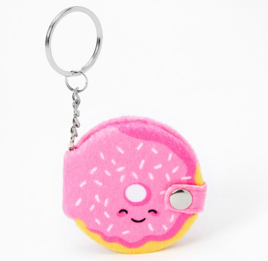 Pink Donut Note Book Keychain